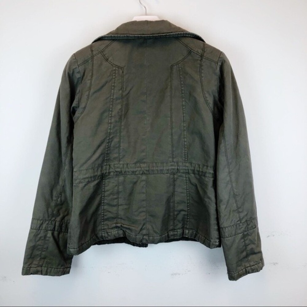 L.E.I. Military Jacket Army Green Coat Sz S - Picture 4 of 7